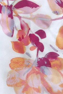 CUPSHE Summer Floral Puffed Sleeve Ruched Dress