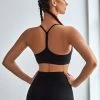 CUPSHE Clothing Island Vibes Black Sports Bra
