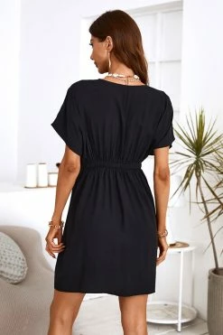 CUPSHE Zola Short Sleeve Print Pattern Dress