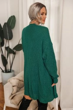 CUPSHE Nectar Purl Knit Button-Front Cardigan