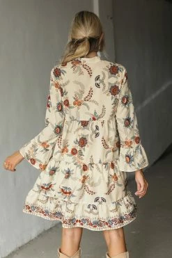 CUPSHE Dresses Best Sellers Flower Fairy Paisley Floral V-Neck Mini Dress