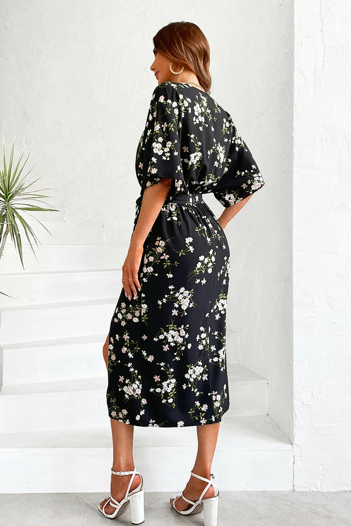 Best reviews of ๐ CUPSHE Hayden Flared Sleeve Belted Floral ๐ Dress โค๏ธ 4 CUPSHE Hayden Flared Sleeve Belted Floral Dress