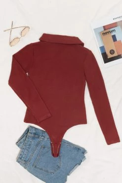 CUPSHE Deasia V-neck Long Sleeve Bodysuit Clothing