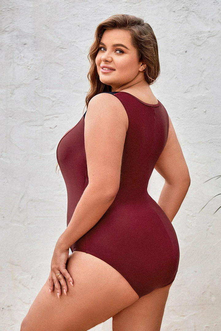 Best deal ๐ฅ CUPSHE One Pieces Wild Ronarce Front Zip Tummy Control Plus Size One Piece โจ 7 CUPSHE One Pieces Wild Ronarce Front Zip Tummy Control Plus Size One Piece
