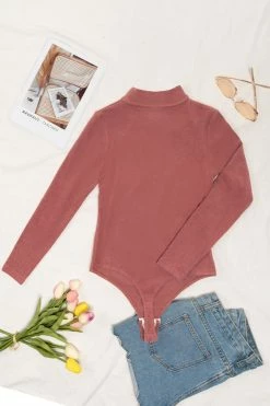 CUPSHE Abagail High Neck Cut-out Bodysuit