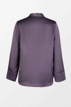 CUPSHE Mazo Shirt Collar Long Sleeve Top