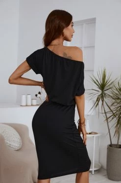CUPSHE Dresses Best Sellers Buffy Short Sleeve Off Shoulder Mid Length Dress