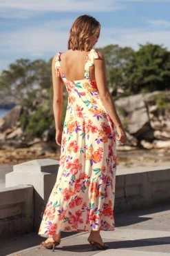 CUPSHE Lilac Dreams Plunge Tie Slip Dress Clothing