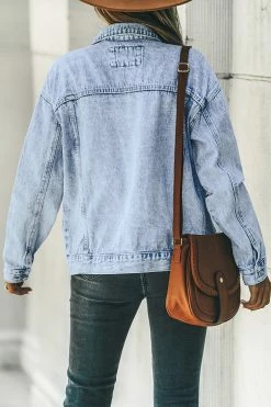 CUPSHE Karma Acid Wash Denim Jacket Clothing