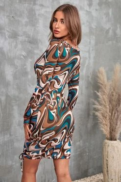 CUPSHE Dresses Best Sellers Eryn V-neck Elastic Waist Drawstring Short Bodycon Dress