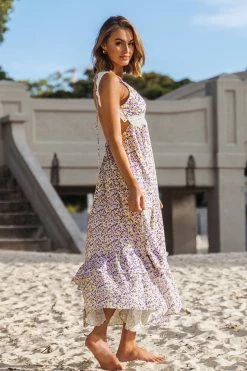 CUPSHE Clothing Myla Plunge Halter Neck Slip Dress