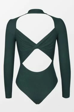 CUPSHE Clothing Fabiola High Neck Cut-out Back Bodysuit