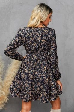 CUPSHE Alison Ditsy Floral Lace Mini Dress Clothing