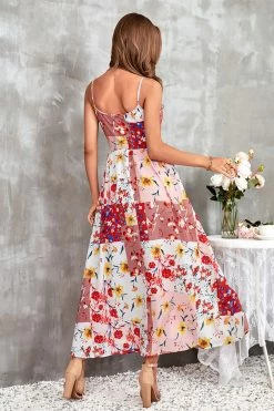 CUPSHE Liliana Loose Maxi Floral Slip Dress Clothing