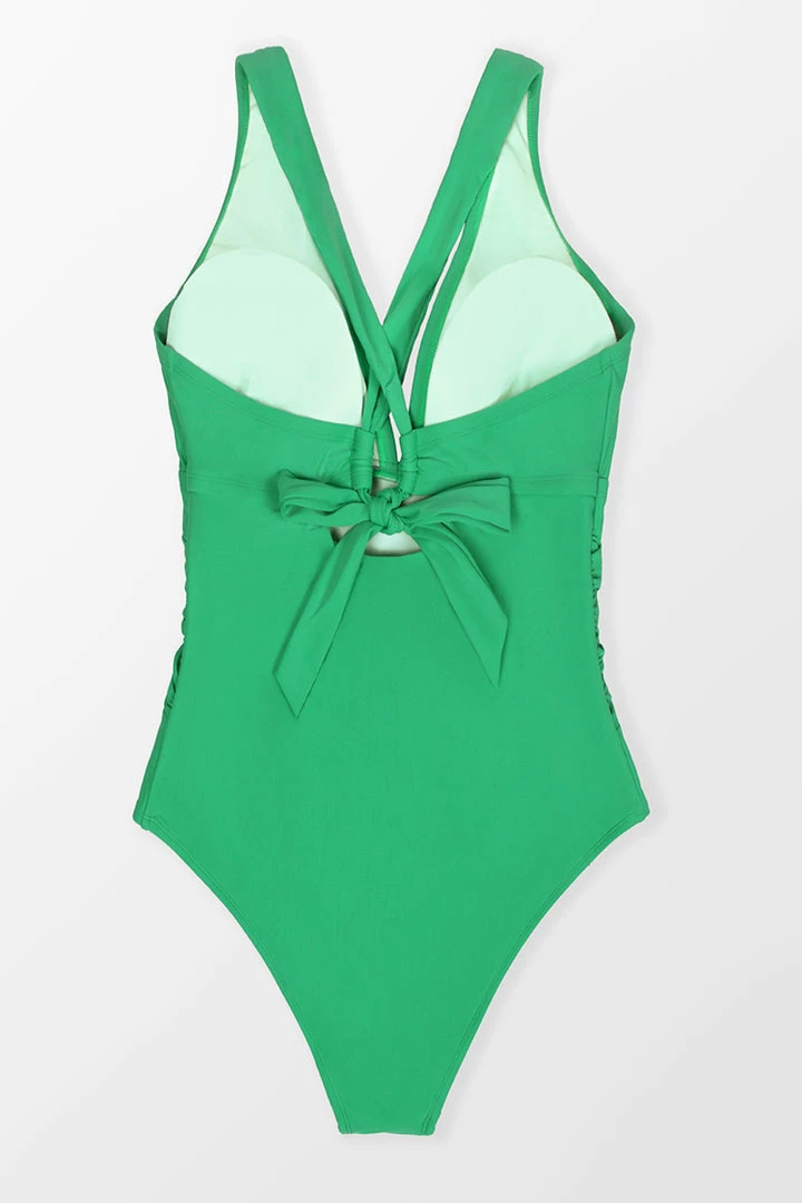 Discount π― CUPSHE Dessert & Daiquiris Shirred Tummy Control Plus Size One Piece π 7 CUPSHE Dessert & Daiquiris Shirred Tummy Control Plus Size One Piece