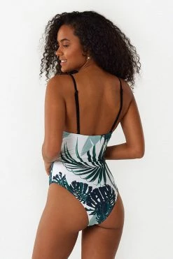 CUPSHE One Pieces Gwen Tropical Cut Out One Piece Swimsuit