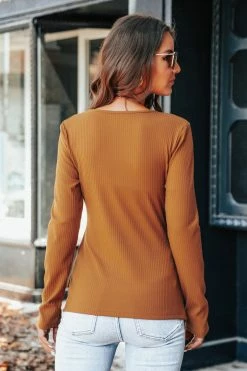 CUPSHE Donella Ribbed Surplice Wrap Top