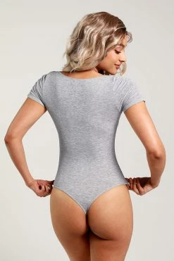 CUPSHE Clothing Breanna Ruched Short Sleeve Bodysuit