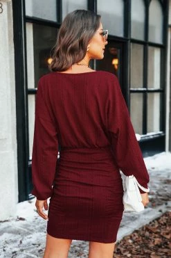 CUPSHE Clothing Enola Ruched Bodycon Mini Dress