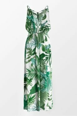 CUPSHE Noa Leafy Cutout Maxi Dress