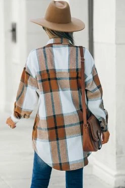 CUPSHE Adaline Plaid Oversized Shirt