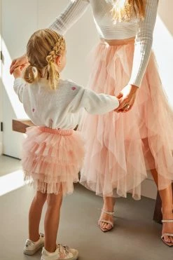 CUPSHE Clothing Starlight Toddler Girls Heart Print Sweater