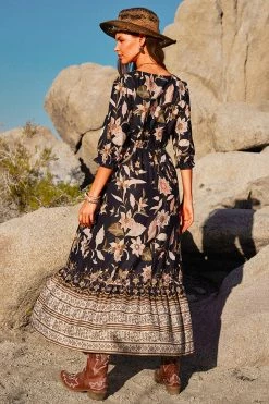 CUPSHE Clothing Wendy Bubble Sleeve Maxi A-shape Dress