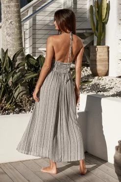 CUPSHE Dresses Best Sellers Germaine Plunge Halter Neck Maxi Off-shoulder Dress