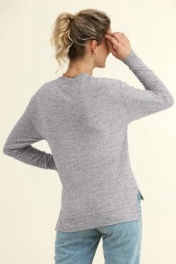CUPSHE Delila Grey Pullover Sweater