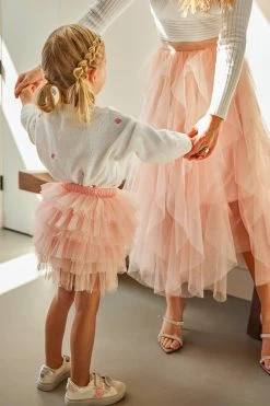 CUPSHE Clothing Toddler Girls Tiered Flounce Tulle Skirt