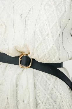 CUPSHE Love It Faux Leather O-Ring Buckle Belt Clothing