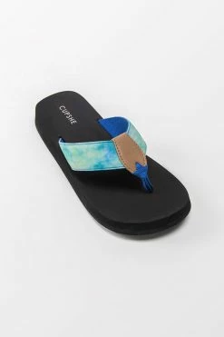 CUPSHE Cosmic Contrast Color Sandals