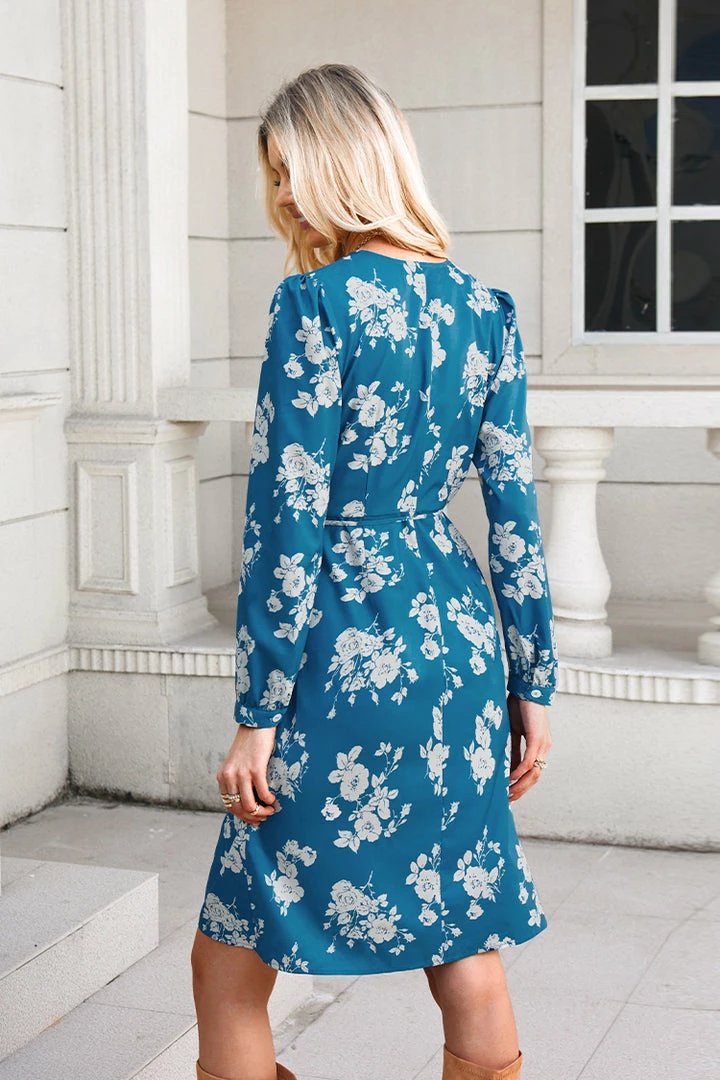 Wholesale ๐คฉ CUPSHE Clothing Teri Floral Drawstring Midi ๐ Dress ๐ 4 CUPSHE Clothing Teri Floral Drawstring Midi Dress