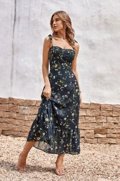 CUPSHE Dresses Best Sellers Cofete Tea Length Smocking A-Shape Dress