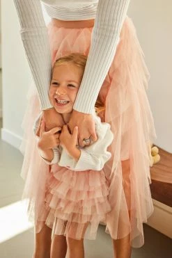 CUPSHE Clothing Toddler Girls Tiered Flounce Tulle Skirt