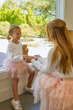 CUPSHE Clothing Starlight Toddler Girls Heart Print Sweater