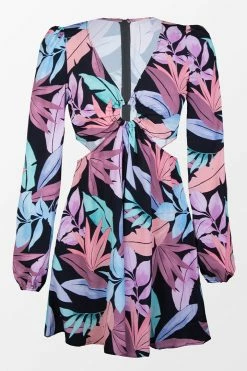 CUPSHE Pacific Grove Bubble Long Sleeve Dress Clothing