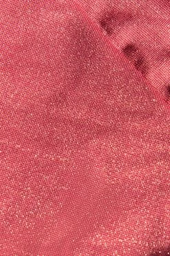 CUPSHE Shine Bright Lurex Plunge Halter One Piece Swimsuit One Pieces