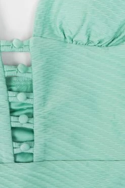 CUPSHE Melinda Hollow Out Halter One Piece Swimsuit One Pieces