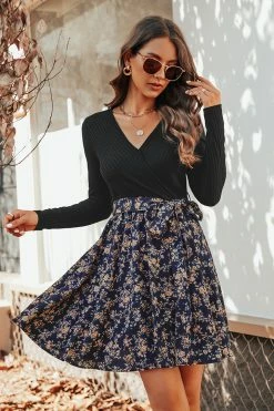 CUPSHE Desma Ditsy Floral A-Line Dress