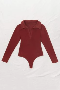 CUPSHE Deasia V-neck Long Sleeve Bodysuit Clothing