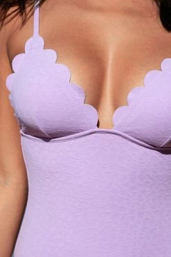 Best Sale ๐ฅฐ CUPSHE Vapor Wave Scallop V-Neck Adjustable Straps One Piece ๐ฉฑ Swimsuit One Pieces ๐ 7 CUPSHE Vapor Wave Scallop V-Neck Adjustable Straps One Piece Swimsuit One Pieces