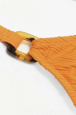 CUPSHE Saoirse Orange Square-ring One Piece Swimsuit One Pieces