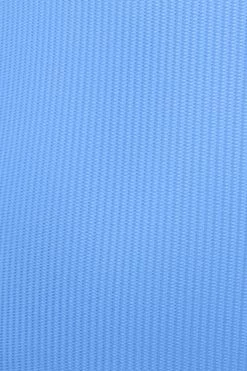 CUPSHE Ocean Rib Lace Up Cross Back One Piece Swimsuit