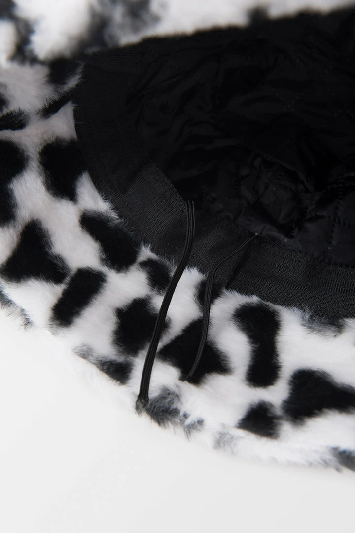 Flash Sale ⌛ CUPSHE Dynamic Star Cow Pattern Fluffy Bucket Hat Beach Accessories ✨ 6 CUPSHE Dynamic Star Cow Pattern Fluffy Bucket Hat Beach Accessories