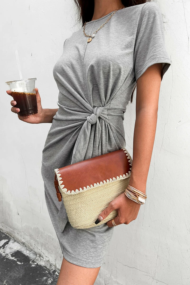 Top 10 ๐ CUPSHE Buffy Short Sleeve Round Neck Mid Length ๐ Dress ๐ 5 CUPSHE Buffy Short Sleeve Round Neck Mid Length Dress