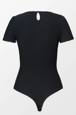 Flash Sale ๐ CUPSHE Angelica Black Round Neck Short Sleeve Cheeky Bodysuit Clothing โ 20 CUPSHE Angelica Black Round Neck Short Sleeve Cheeky Bodysuit Clothing