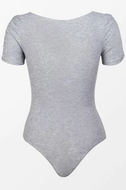 CUPSHE Clothing Breanna Ruched Short Sleeve Bodysuit