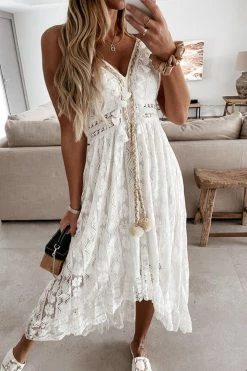 CUPSHE Dresses Best Sellers Ariya V-neck Lace Up Slip Dress