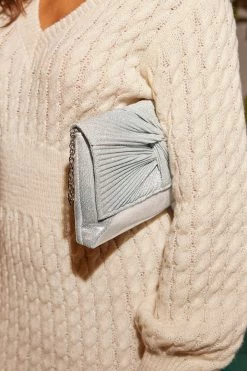 CUPSHE Glittered Twist-Front Crossbody Bag